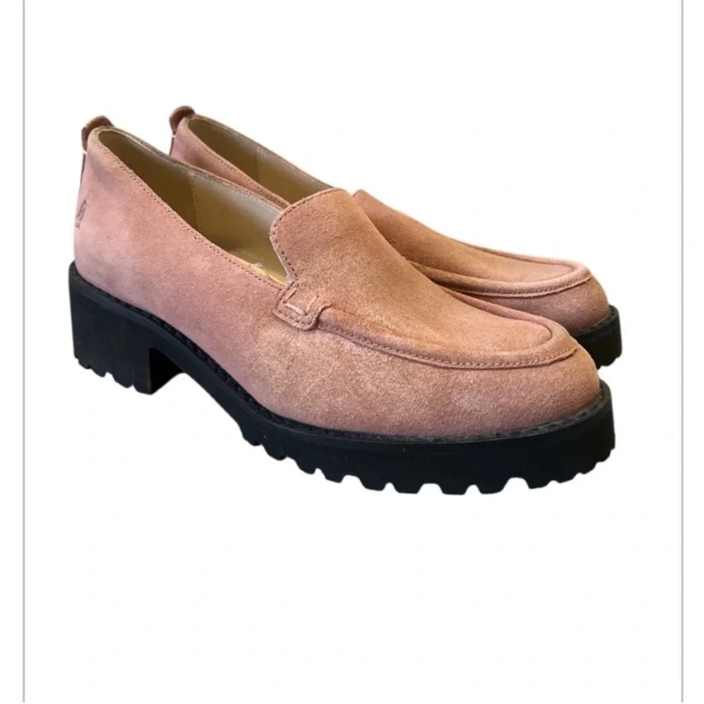 Hush Puppies Lucy Loafer in Blush Suede - Picture 8 of 8